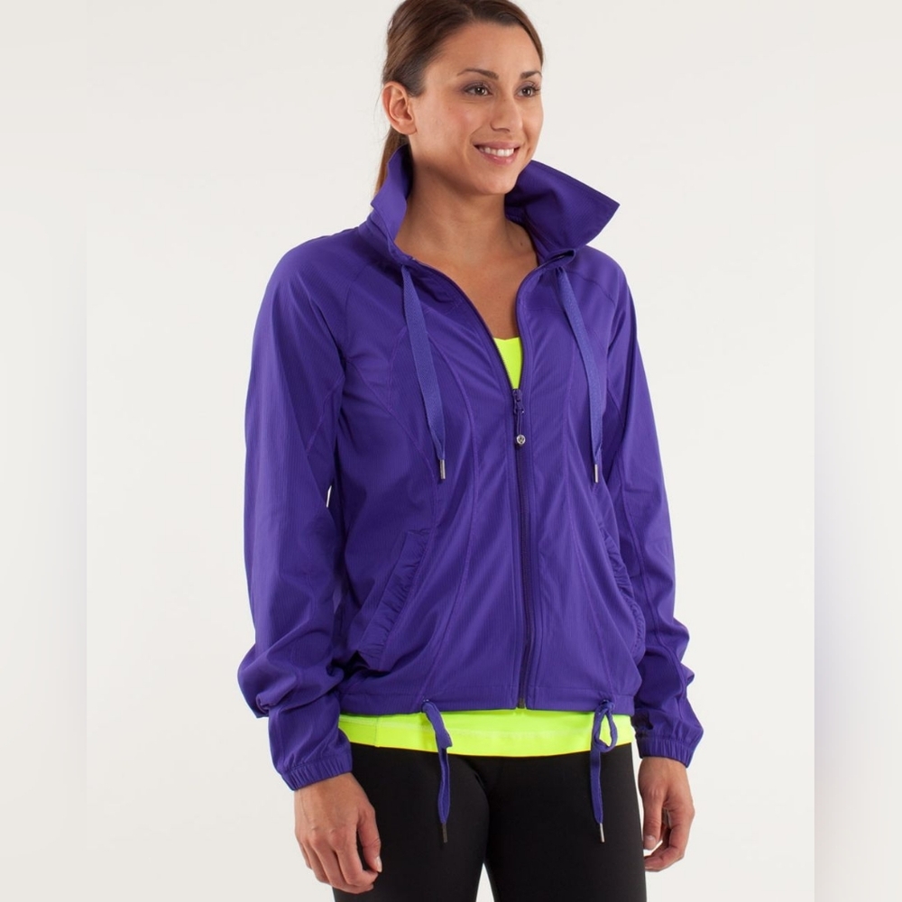 Purple Women's Lightweight Zip-Up Jacket